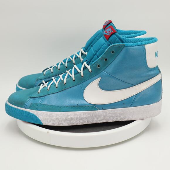 Nike Blazer SP High Men Sz 13 Shoes Blue Lacquer White Hi Top Sneaker 379416-401 - Picture 9 of 16